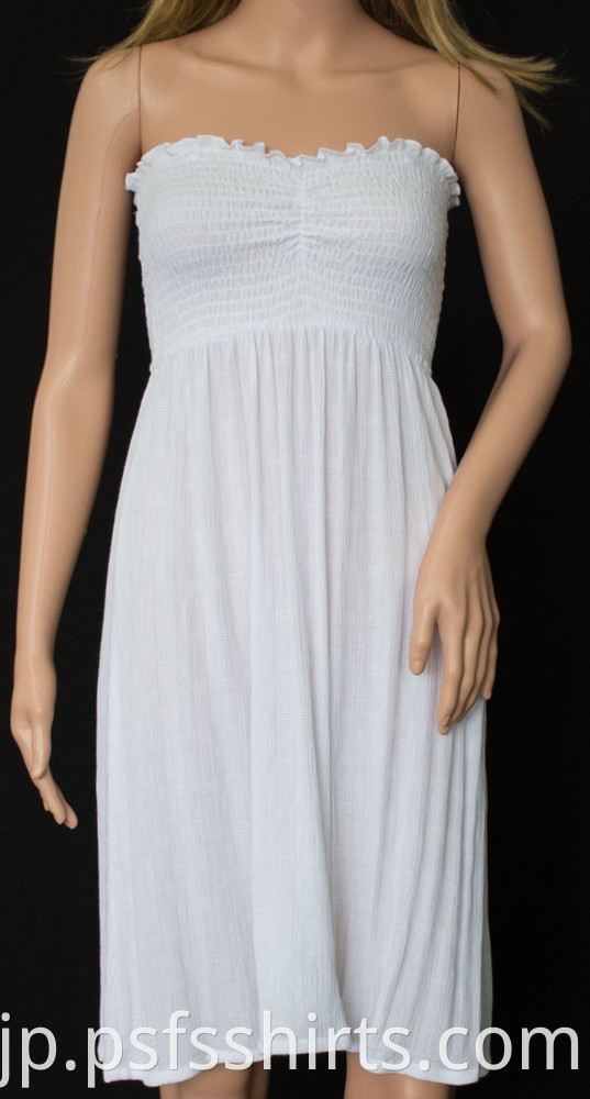Mid-length Strapless Dress